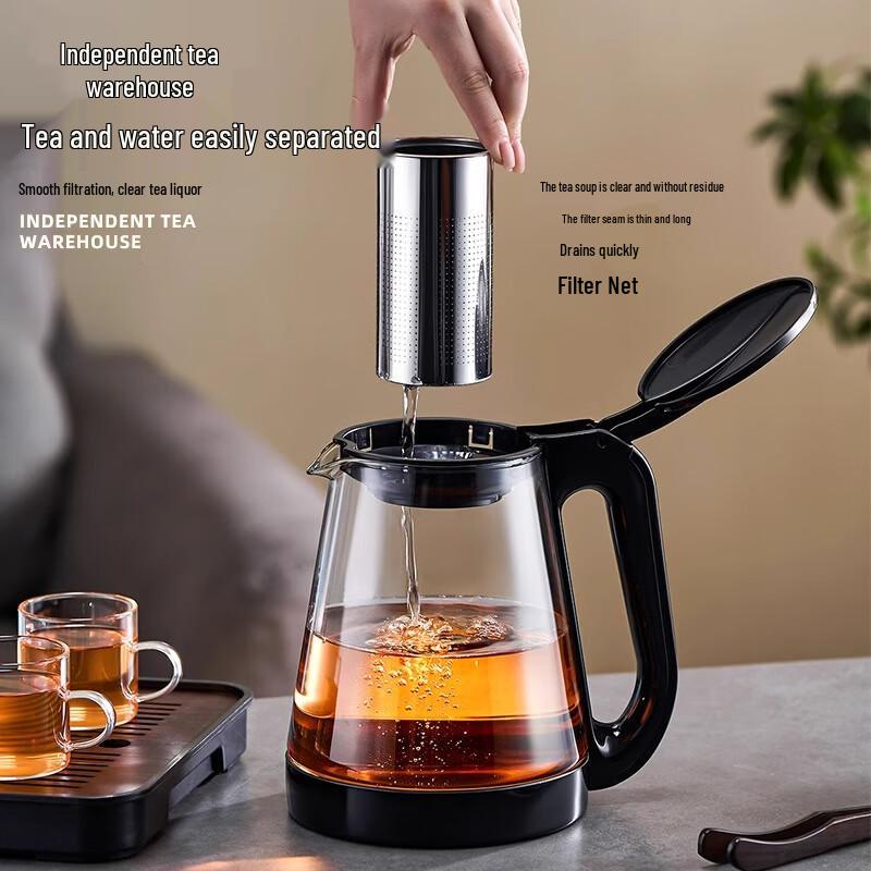 TIANXI High Heat Glass Teapot with Stainless Steel Infuser