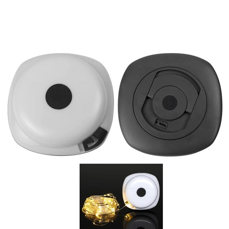 LED Light String Portable Camping Light 2000mAh Rechargeable 10m Outdoor Atmosphere Tent Wedding Christmas Decor Strip Star Lamp