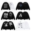 Mens Oversized Hooded Sweatshirt With Washed Distressed Look Cotton Heavyweight Long Sleeve Streetwear Cleanfit Style