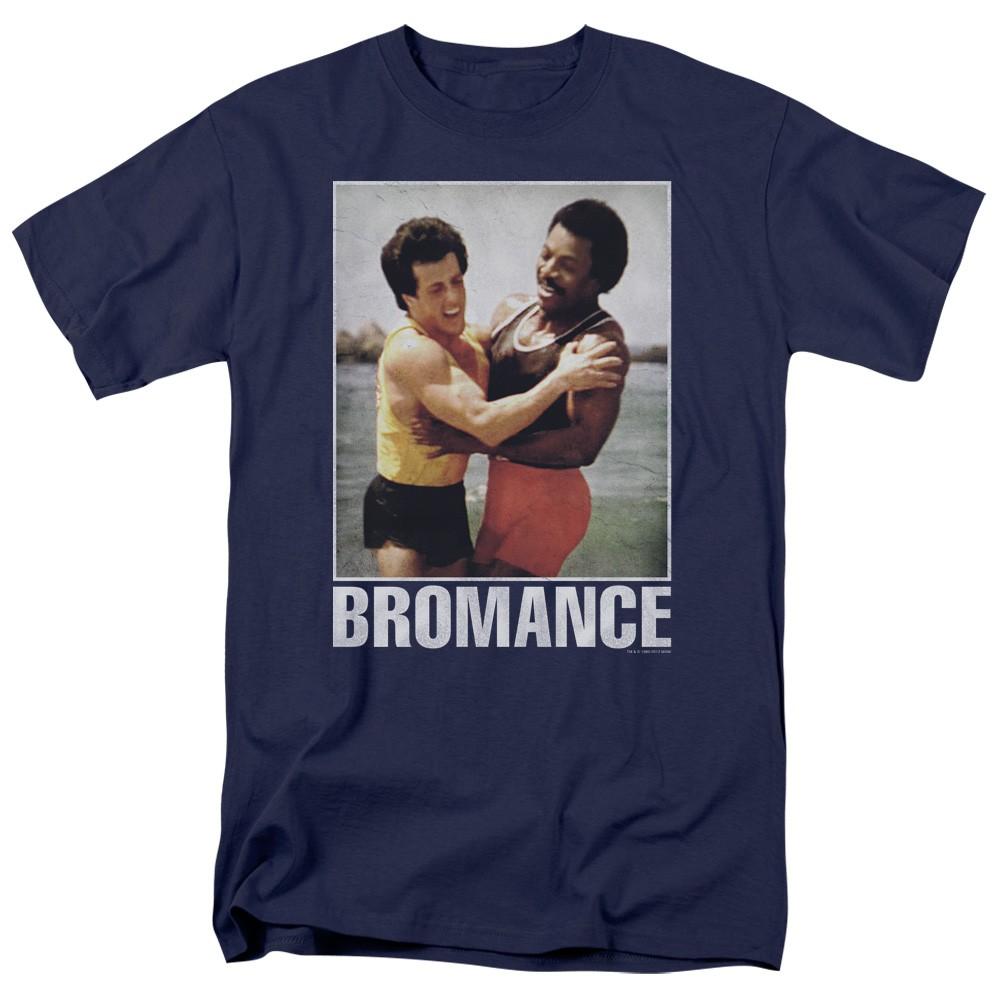 Rocky - Bromance - Adult Unisex Short Sleeve T-Shirt - Blue 4XL
