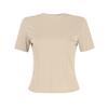 Magliette da Donna Manica Corta Girocollo Top Primaverili Casual Larghe Basic