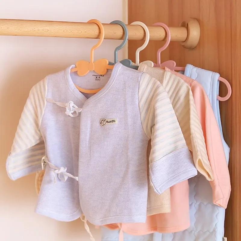 Portable Clothes Hanger Kids Children Toddler Baby Coat Storage Plastic Hangers Hook Household Kid Clothing Organizer