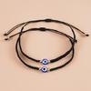 2 Pcs String for Evil Eye Bracelets for Women Men Black Black Red Hand Rope Brac