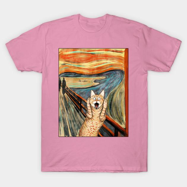 T-Shirt Damen Das Miau Harajuku Druck Kawaii T-Shirt Sommer Kurzarm Damen T-Shirt Top Tee