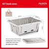 Alocs Outdoor Camping 304 Stainless Steel Portable Grill - Book Folding Design, 2cm Thin, Suitable for Camping/Picnic (Light 2.66kg)