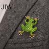 Forest Style Accessories Frog Jewelry for Women, Rhinestone Stud Earrings, Sparkly Cute Earrings Women Animal Brooch Pin, Vintage Boho Summer