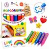 Popcorn Pens, 3D Puffy Art Kit for Kids, Magic Bubble Drawing Pens(1PCS) | Create Raised Designs with Heat-Activated Effects