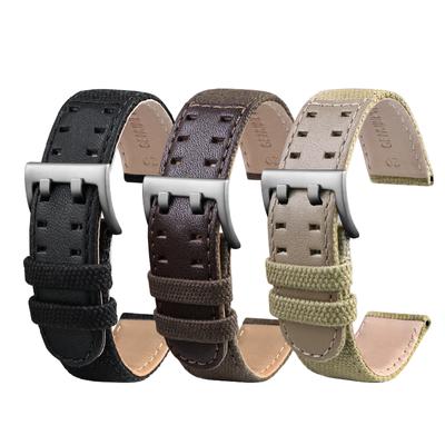 Classic 20mm 22mm For Hamilton Khaki Field Watch H760250/H77616533/H70605963/H68201993 Watch Strap Genuine Leather Nylon Men Watch Band