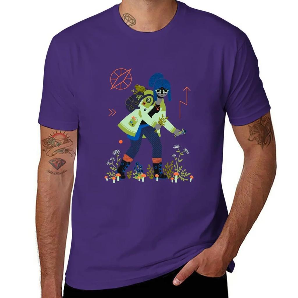 Witch Series: Plants and Herbs T-Shirt Short sleeve tee blanks boys whites summer top graphic t-shirts funny