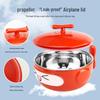 Yingshiwei Cartoon Airplane Baby Feeding Bowl