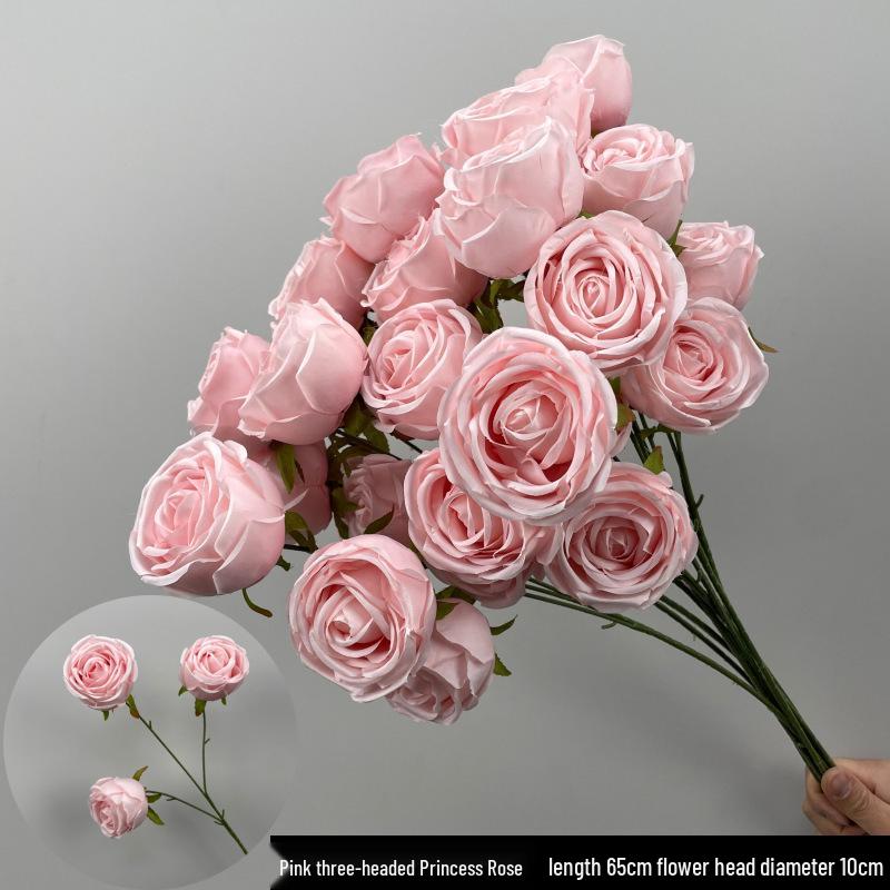 Wedding Pink Series Peony and Rose Artificial Flowers for Decorations
