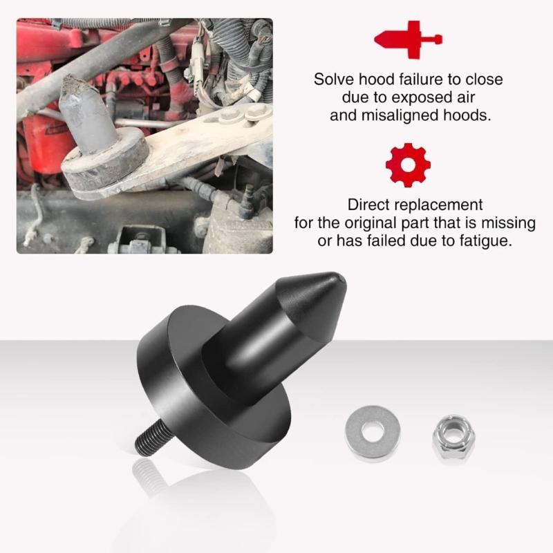 Motorhauben-Stifte Buchsen-Kit Montage Kompatibel für T450 T470 T600 T800 M17402 924-5410 M17527 S-18871 Automobilzubehör