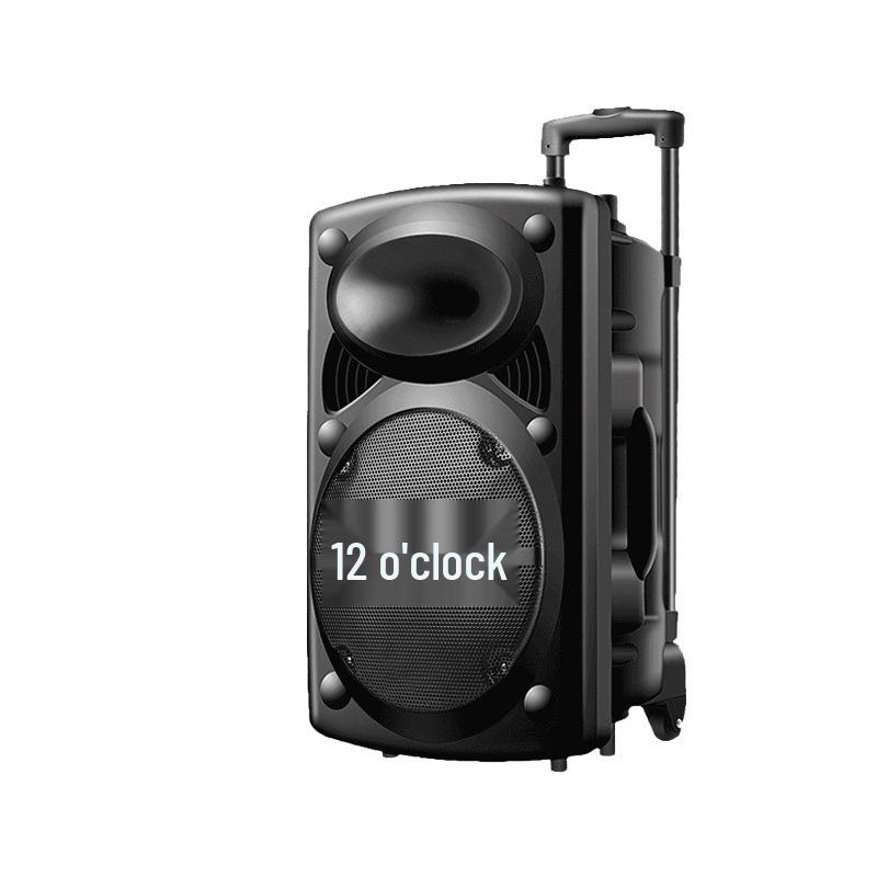 12-Inch Portable Bluetooth Speaker with High Volume for Outdoor Events and Karaoke