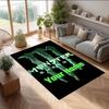 Tappeto Monster Energy Crystal Velvet, Tappetino Antiscivolo Personalizzato con Nome Testo per Arredamento Casa Regalo