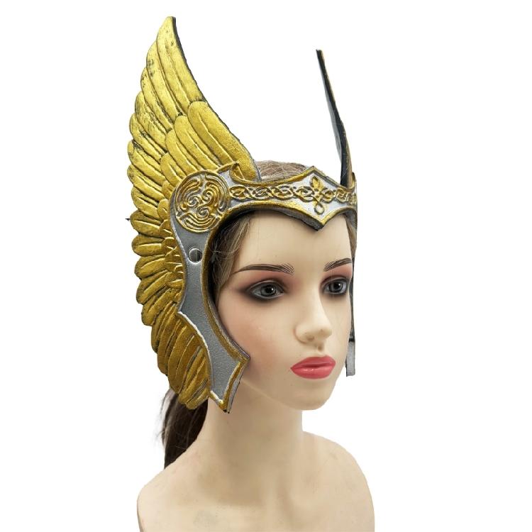 Valkyrja Warriour Headband Norses Warriour Headband Valkyrja Hair Accessories Halloween Vikinges Costume with Elastic Band