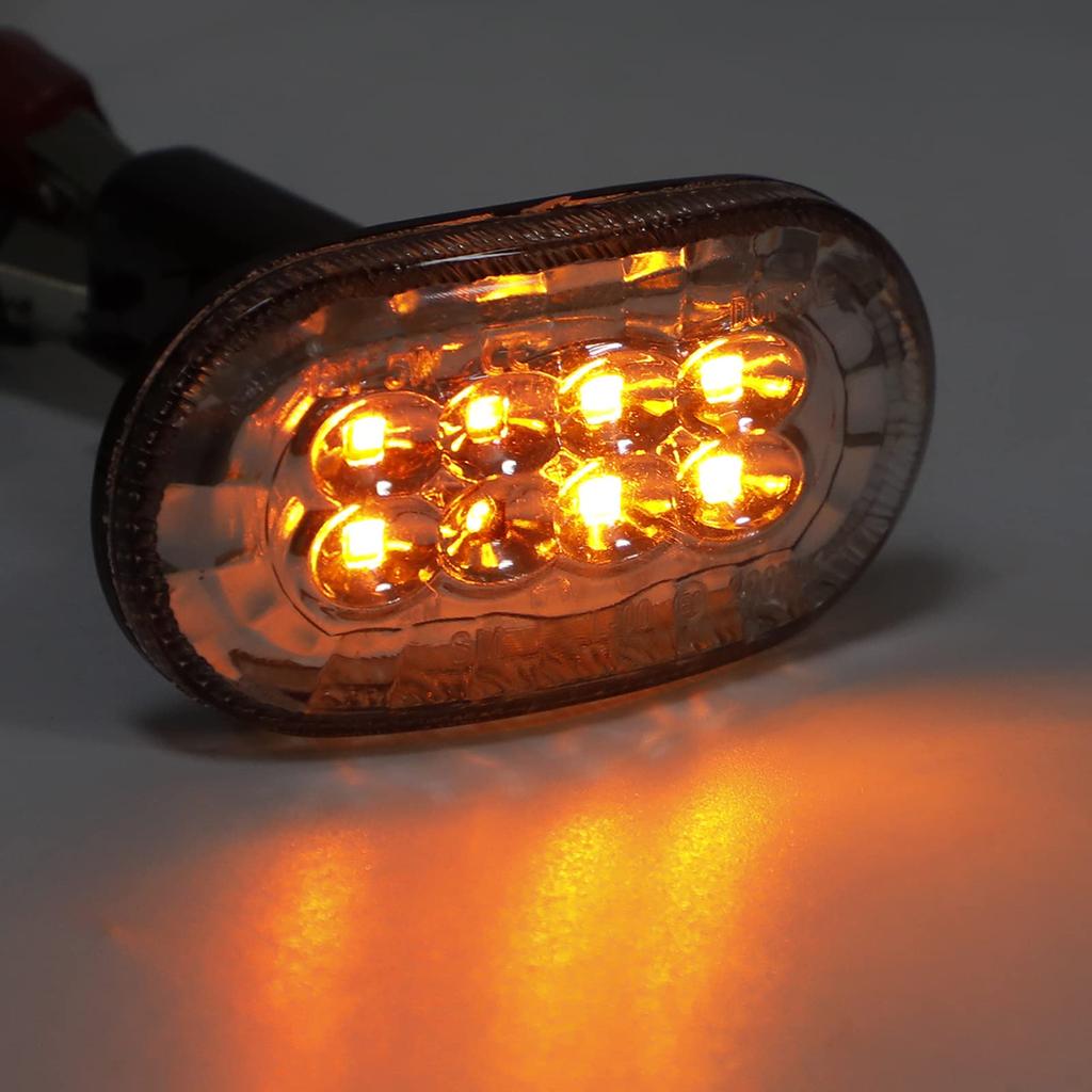 Bruce Shark LED Side Turn Signals for the New Jimny Compatible with the Jimny Jimny Sierra LED Side Turn Signals with Clear Lenses and Genuine Amber