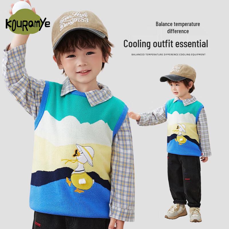 Unisex Kids  Knit Sweater Vest 100