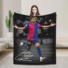 Lamine YYamal Flannel Blanket Number  Football Creative Throw Blankets for Home cm Quilt