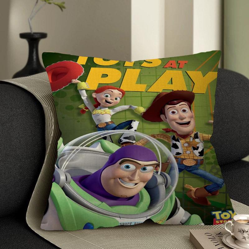 

Toy Story Movies Cushion Cover Decorative Pillow Sofa Home Decor Case Pillow Cases 16x16Inch