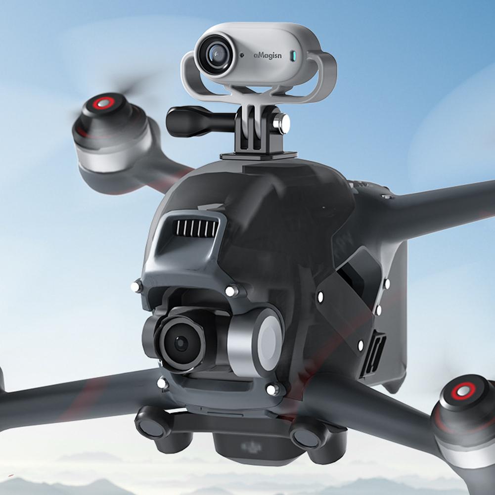 Silicone Case Mount Adapter Shock Absorption Bracket Bundle Protective Frame Accessories for Insta360 GO 3