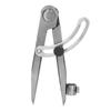 Adjustable Width Locking Wing Divider Carbon Steel Metal Scribe Tool Compass Scriber  Metalworking