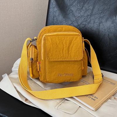 Single-shoulder Bag, Crossbody Bag, Large Capacity, Multi-pocket, Unisex, Wear-resistant, Waterproof, Sports, Outdoor Commuting