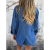 2026 Retro European-American Style Lightweight Denim Jacket, Long Sleeve