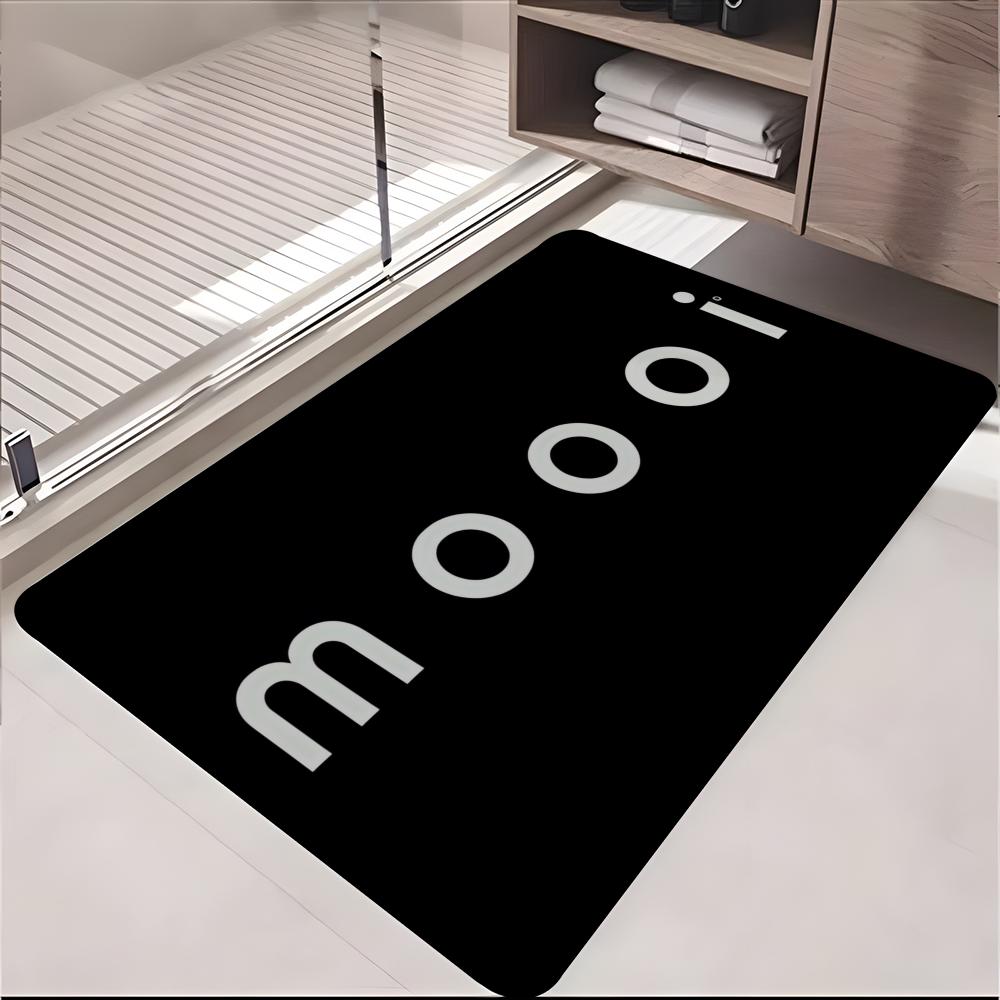 Beauty M-Moooi Floor Mat Absorbent Floor Mat Non-Slip Entrance Rug for Bathrooms Restrooms and Toilets