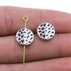 Twisted-Pattern Small-Hole Spacer Beads Mini Antique Bronze Silver Jewelry Making String Beads Separator