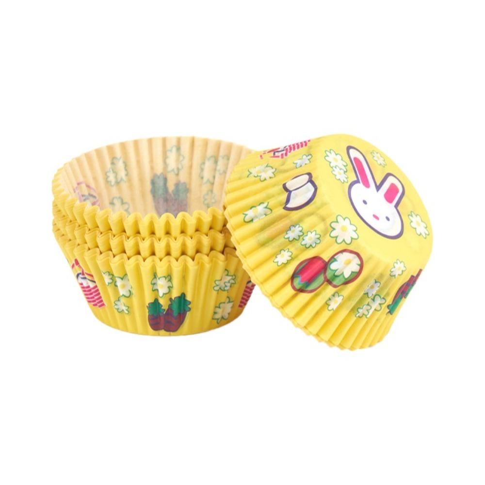 100pcs Colorful Cupcake Liners Greaseproof Paper Standard Size Baking Cups Food Grade Nonstick Molds Muffin Liners