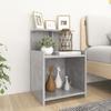 VidaXL Bedside Tables 2 Pcs Concrete Grey 40x35x60 Cm Chipboard