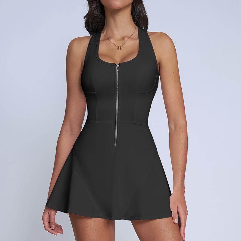 Women s Anti-Exposure Base Layer Sports Dress – Lightweight Summer Tennis & Fitness Skirt S