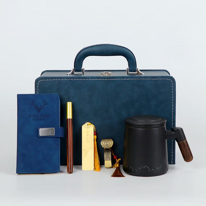 Xunyi Ceramic Tea Mug and Notebook Gift Set