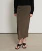 GENERALIDEA Minimal H-Line Long Skirt [Taupe] / Wbe1L13505