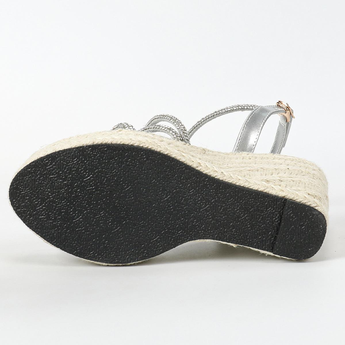 Женские сандалии на платформе — фото 15