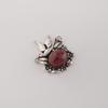 Natural Black Rhodonite Gemstone 925 Sterling Silver Jewelry Elegant Pendant 0.5" CP-43-26