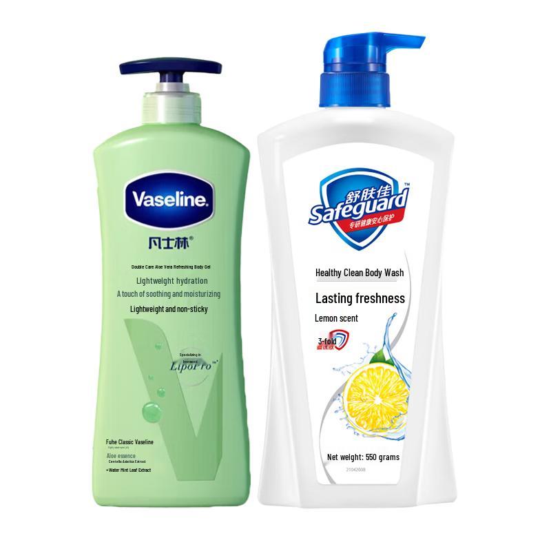 

Vaseline Aloe Fresh Body Lotion & Lemon Shower Gel Set