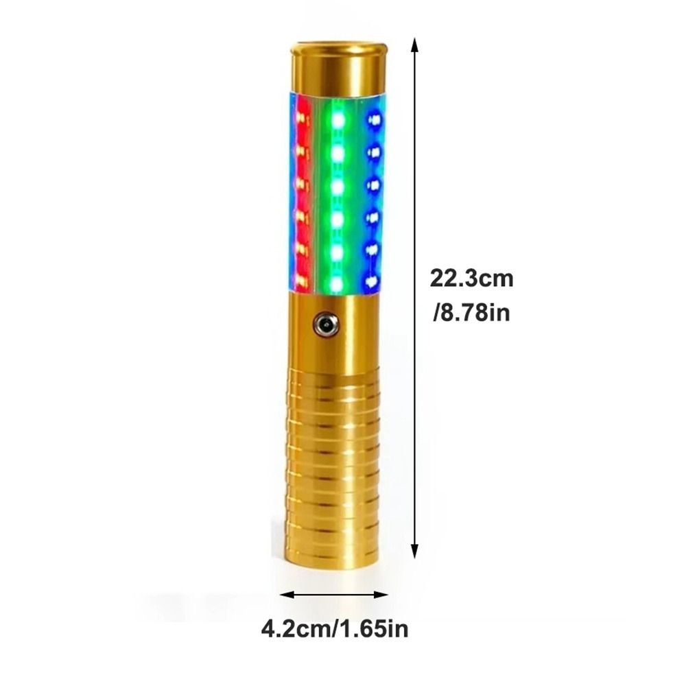 New Rechargeable Bottle Service Light Aluminium Metal Handheld LED Strobe Baton Bottle Service Sparklers Wedding