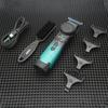 VGR Ice Technology Brushless Motor 8000RPM Metal Body Professional Hair Trimmer for Barber Haircut Machine Oil Head Clipper V-946 with LCD Display