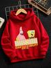 Pearl SpongeBob Hooded Sweatshirt For Kids Summer Cute Crewneck Age 3-14