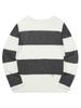KIRSH See-Through Block Long Sleeve Knit [Ivory]
