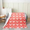 Christmas Flannel Fleece Throw Blanket Xmas Theme Fuzzy Blanket Throw for Kids Boys Girls Teens Bedroom Decor Black African