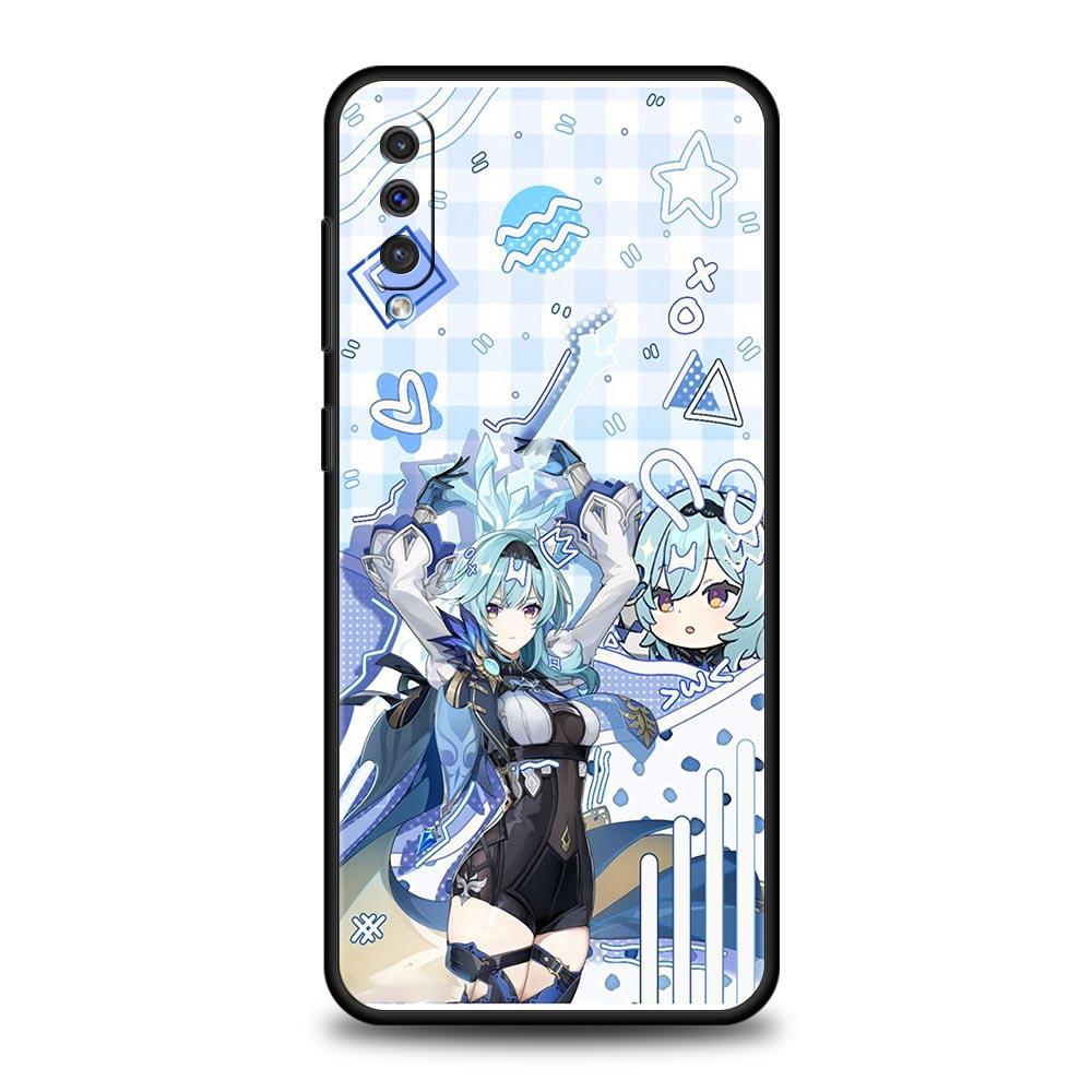 Etui na telefon Genshin Impact landscape do Samsung A54 A52 A14 A50 A70 A10 A30 A40 A20S A20E A02S A12 A22 A34 A42 A32 5G A04s