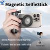 Portable 360° Rotating MagSafe Selfie Stick with Bluetooth for Travel and Live Streaming