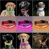 Flashing Nylon Pet L E D Supplies Products Dog Light Pet Dog Light Up Dog Leash Collar Adjustable Small Pet Luminous Safety Collar