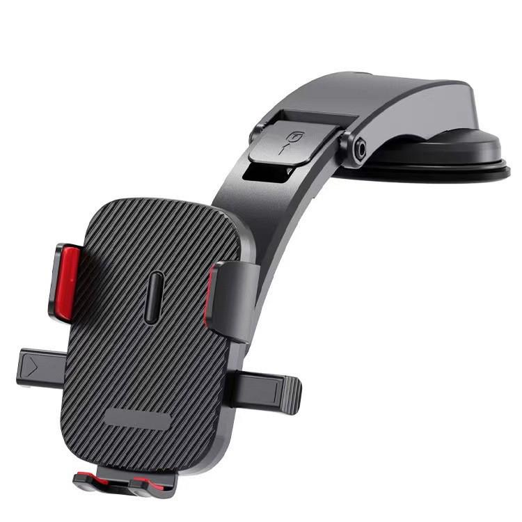 Retractable Phone Holder for Dashboard & Air Vent with Suction Cup Mount