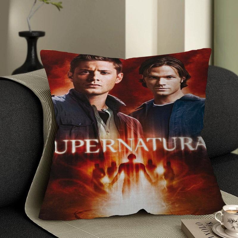 Tv S-Supernatural Series Pillow Gift Home Office Decoration Bedroom Sofa Car Cushion Cover Case 45X45