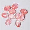 5pc Natural Stone Cabochon Oval Charm Egg Shape Flatback Stone Loose Cabochon for DIY Jewerly Ring Necklace Bracelet Accessories