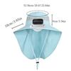 Solar Cooling Fan Hat Wide Border Children Hat Sun Protection Fishing Hat for Hiking Camping Fishing Activity