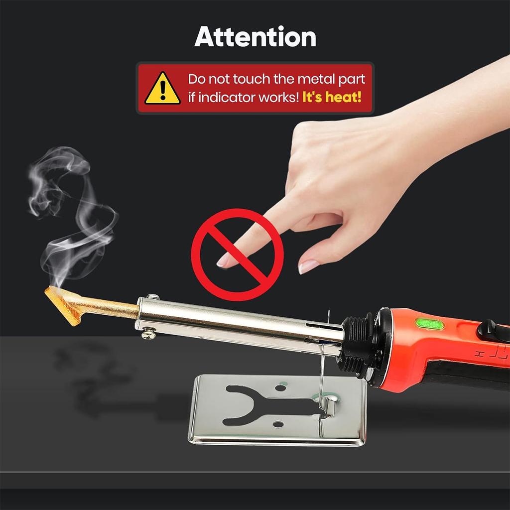 100W Plastic Welding Repair Kit & 2-IN-1 Soldering Iron 200/1000Pcs Hot Staples Kayak Bumper Car Repair Tools